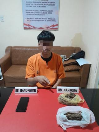 Tim Ojoloyo Kejar Pelaku Narkoba Daun Ganja Kering di Kabupaten Lima Puluh Sumbar